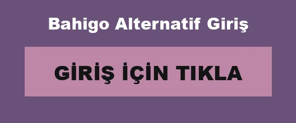 Bahigo Alternatif Giriş infografik